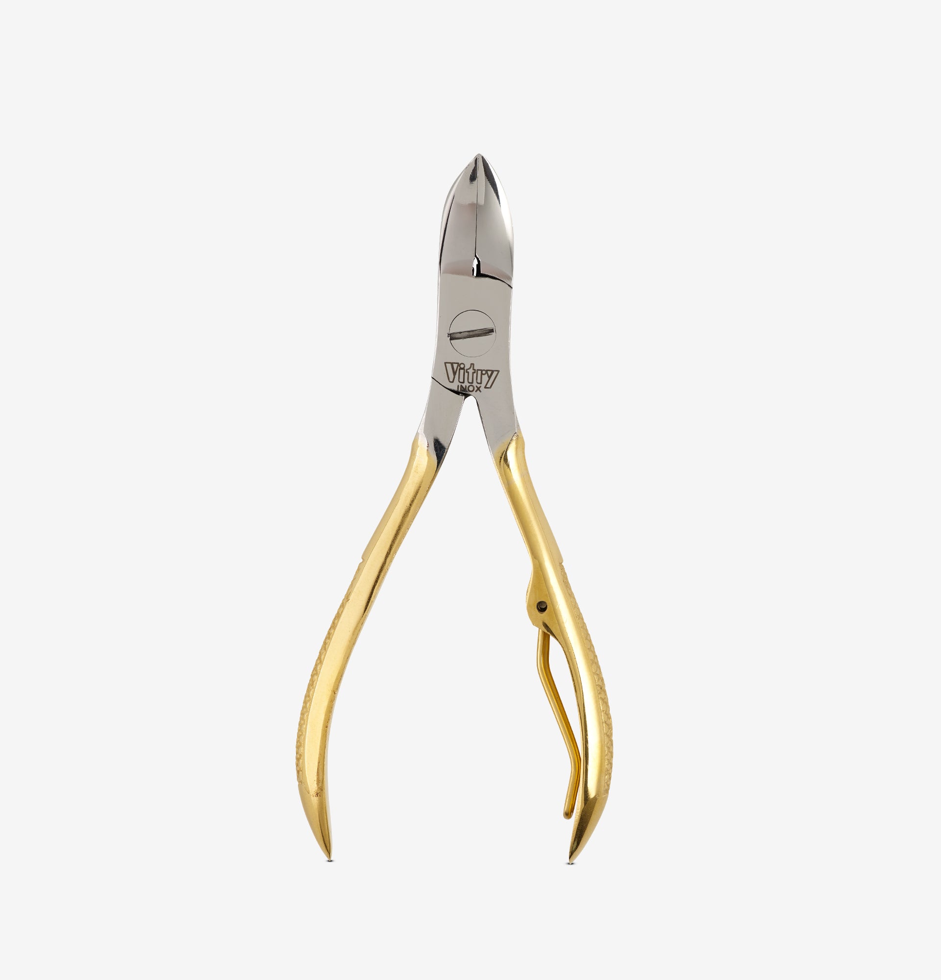 Gold-Plated Stainless Steel Nail Clippers - 10 cm | Vitry