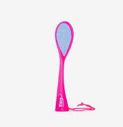 Râpe pieds céramique fluo rose VITRY double face gros et fins grains pour exfoliation douce 6075FZR
