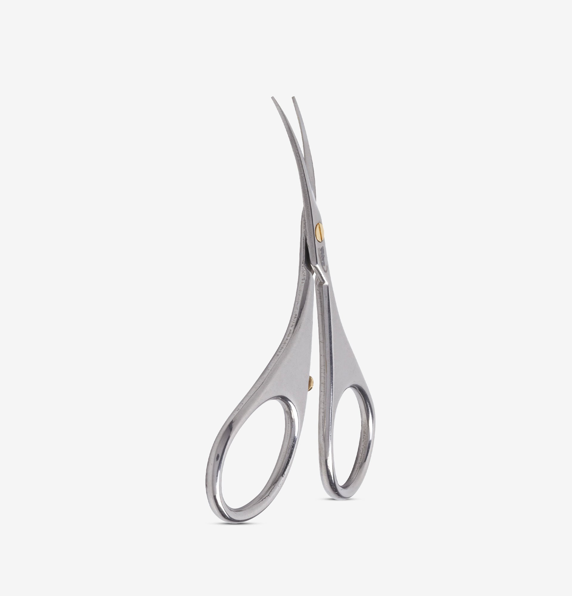 Ciseaux à peaux inox courbés Furtif Vitry au design noir ambidextre – Réf. 1010F