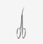Ciseaux à peaux inox lames courbées VITRY pour manucure précise – Réf. 1010