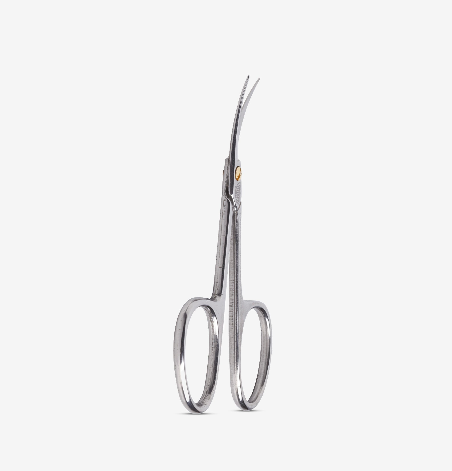 Ciseaux à peaux inox lames courbées VITRY pour manucure précise – Réf. 1010