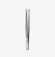Pince à épiler pocket inox mors biais Vitry format compact en acier inoxydable - réf 1016