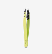 Pince à épiler céramique mors biais Vitry en acier inoxydable - réf 1022K