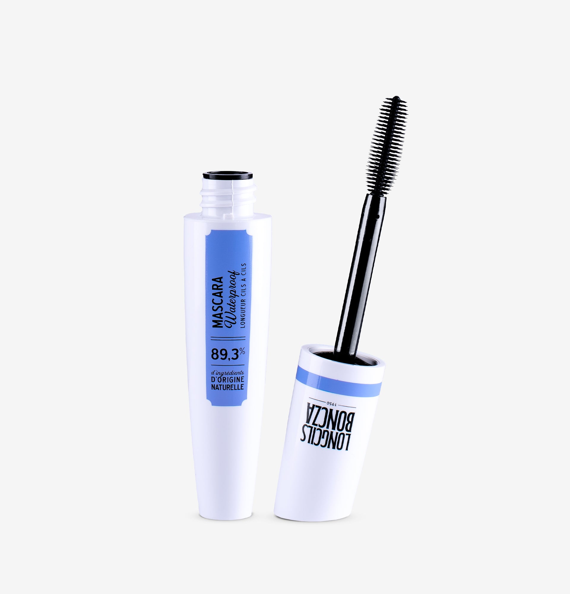Mascara Waterproof  volume et longueur 24h avec brosse sablier, référence 223000FA