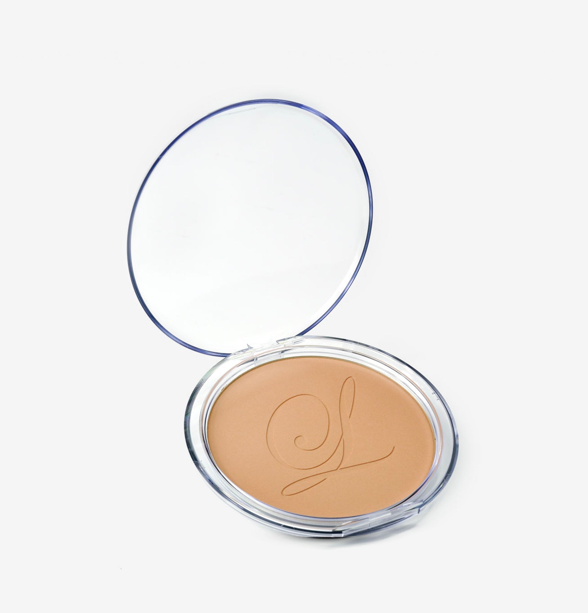 Poudre compacte mate Bain de Soleil en maxi format boîtier rond, référence 233000