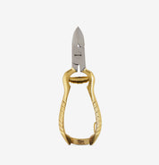 Pince sécateur inox doré VITRY pour ongles épais – réf. 4050