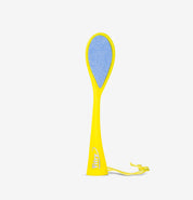 Râpe pieds céramique fluo jaune Vitry double face gros et fins grains pour exfoliation douce 6075FZJ