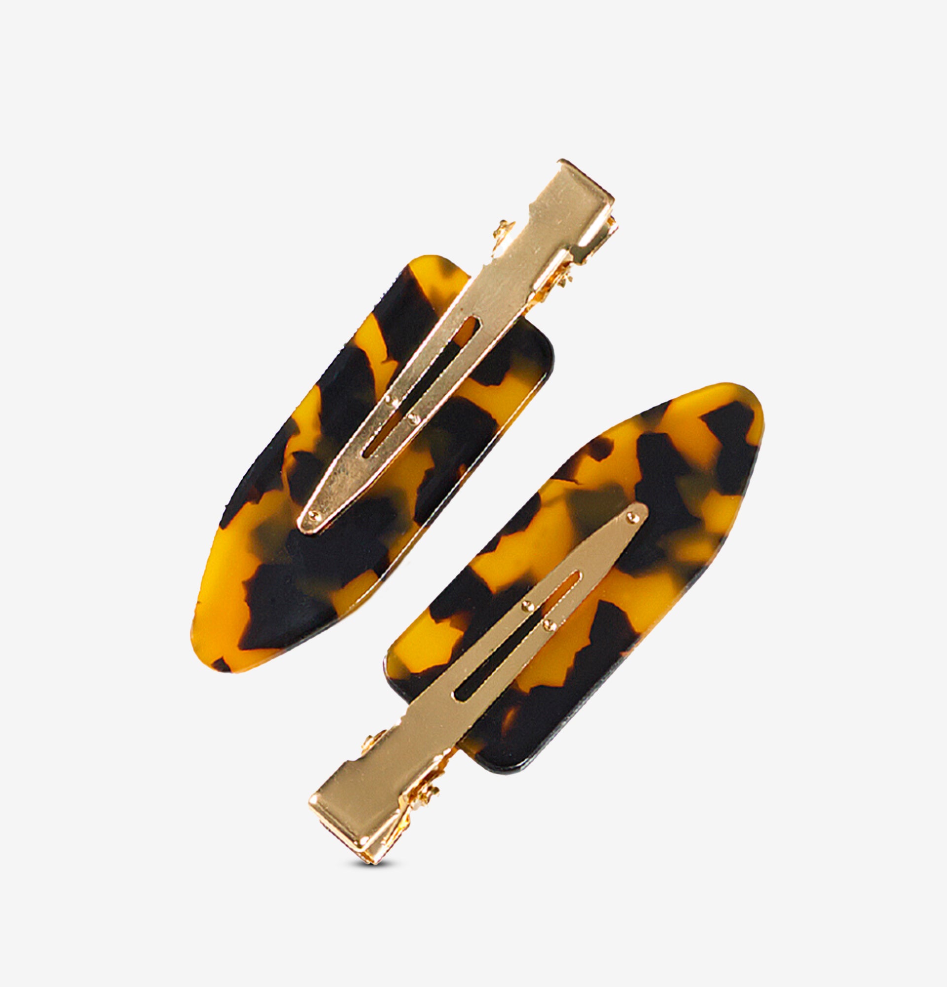 Lot de 2 Barrettes Arlequin en acétate – Accessoire cheveux I Cartel