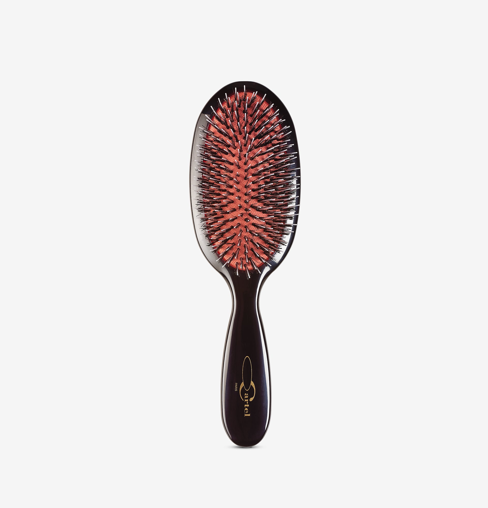 Brosse pneumatique Cartel avec poils de sanglier et picots nylon pour démêler, lisser et apporter brillance aux cheveux – réf BP02 CARTEL