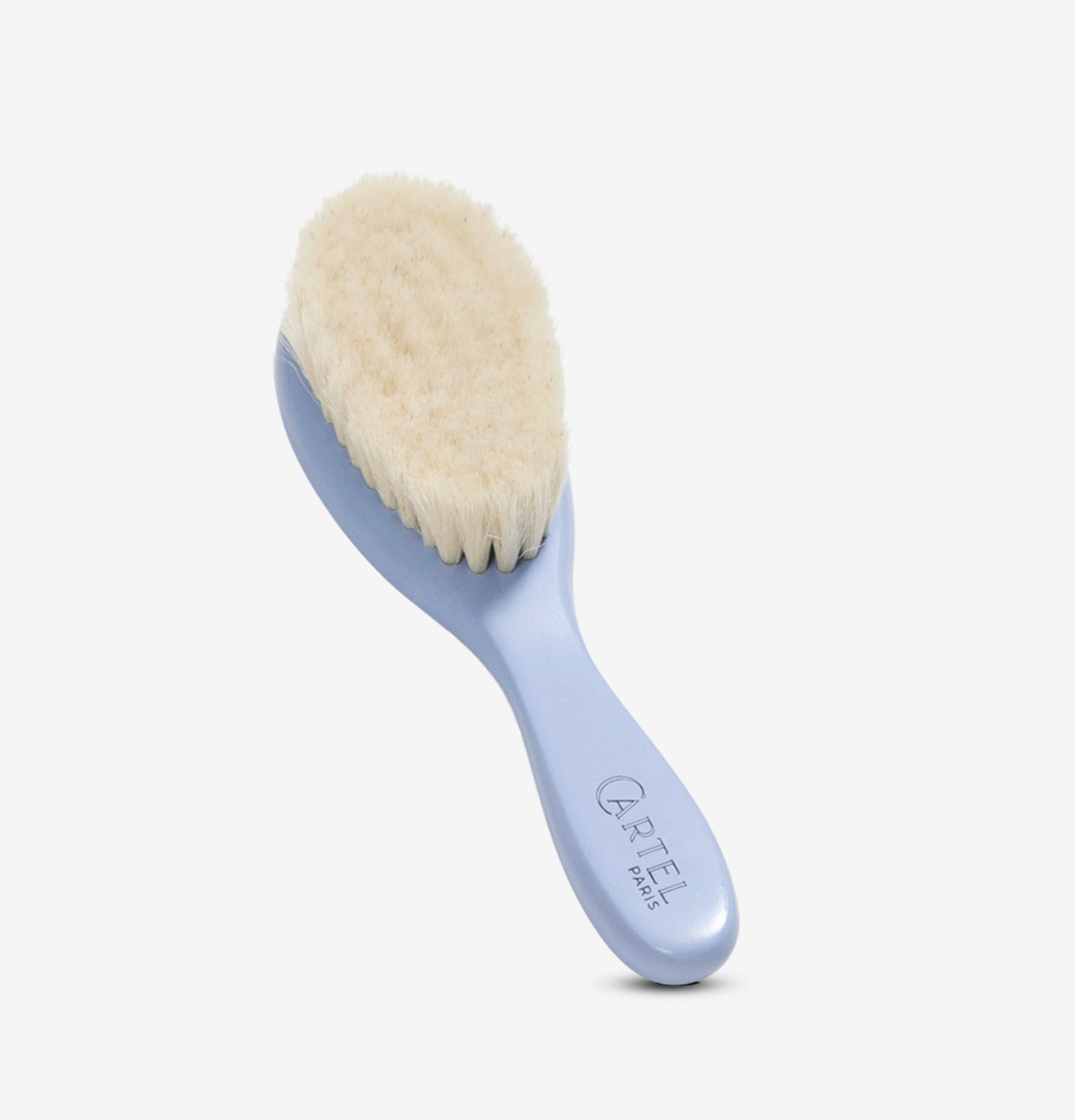 Brosse à cheveux bébé Cartel en bois de hêtre FSC avec poils de chèvre ultra doux pour cuir chevelu sensible – réf BRBBNA CARTEL