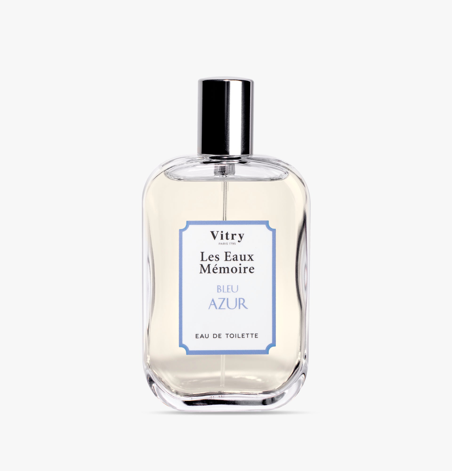 Eau de toilette Bleu Azur Vitry flacon rechargeable - Régf. ETB