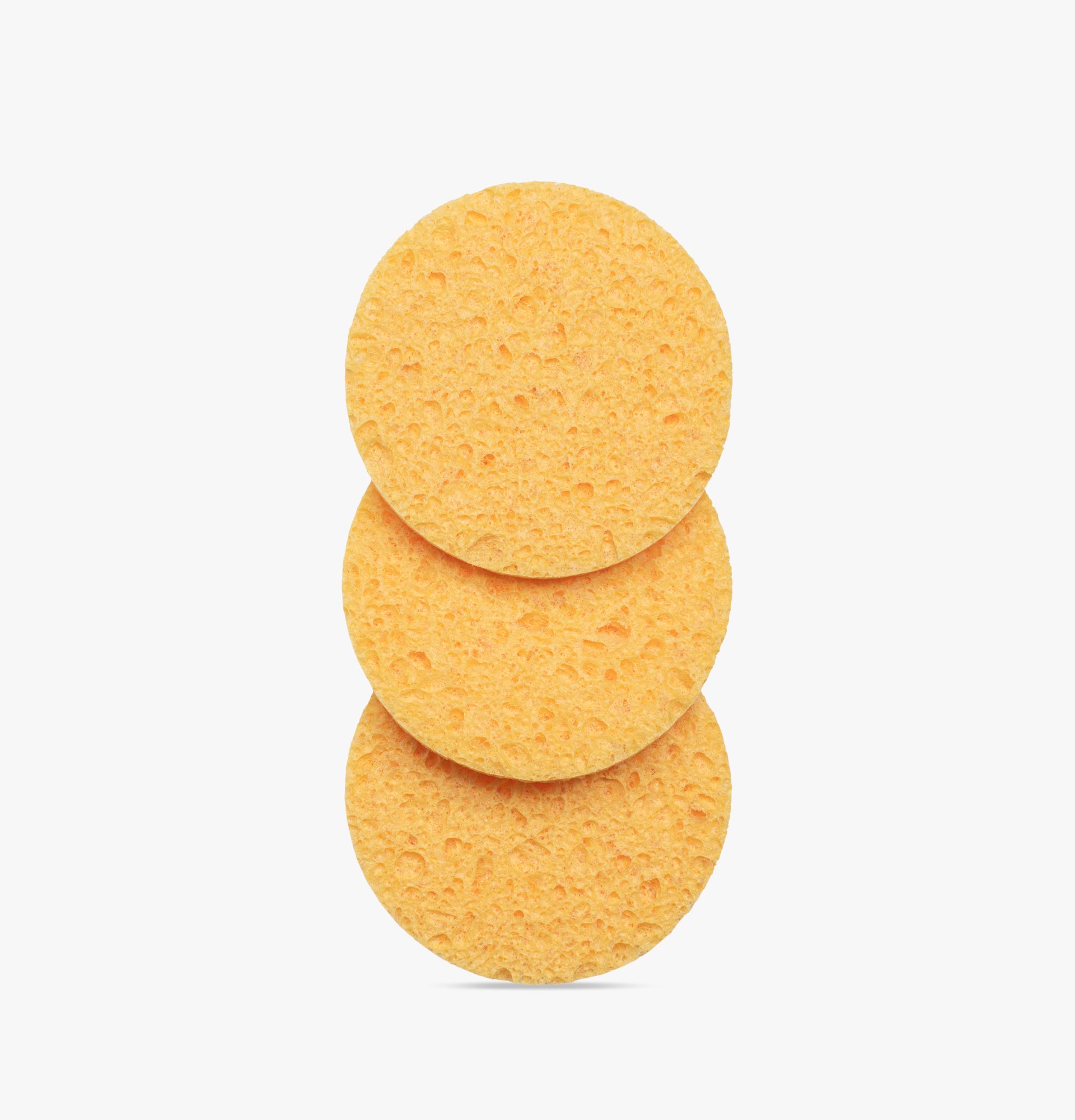 Lot de 3 éponges démaquillantes réutilisables pour visage Cartel, texture douce adaptée aux peaux sensibles – réf 5648 VITRY