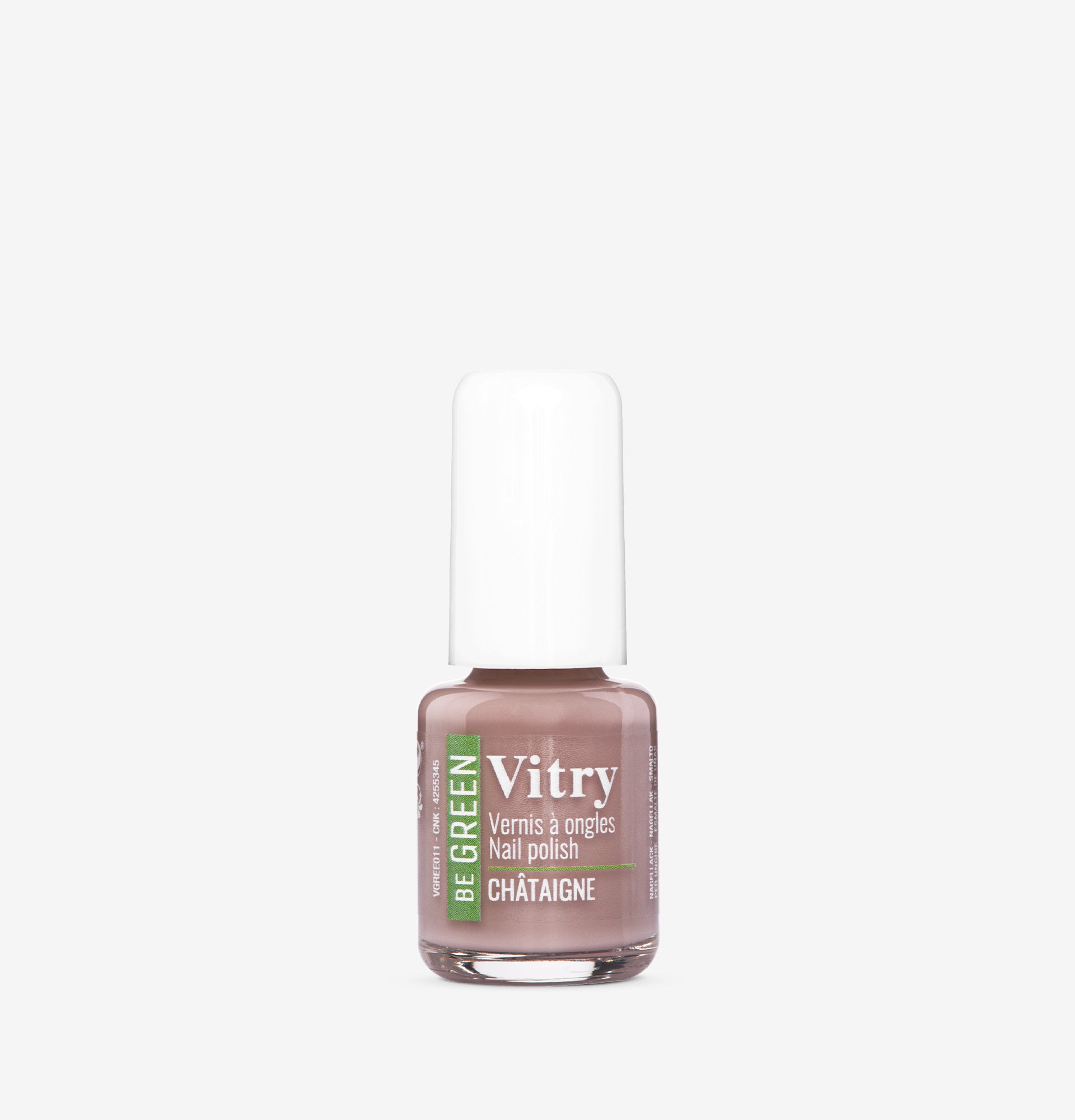 Flacon 6ml Vernis Be Green Chataîgne. Réf. VGREE011