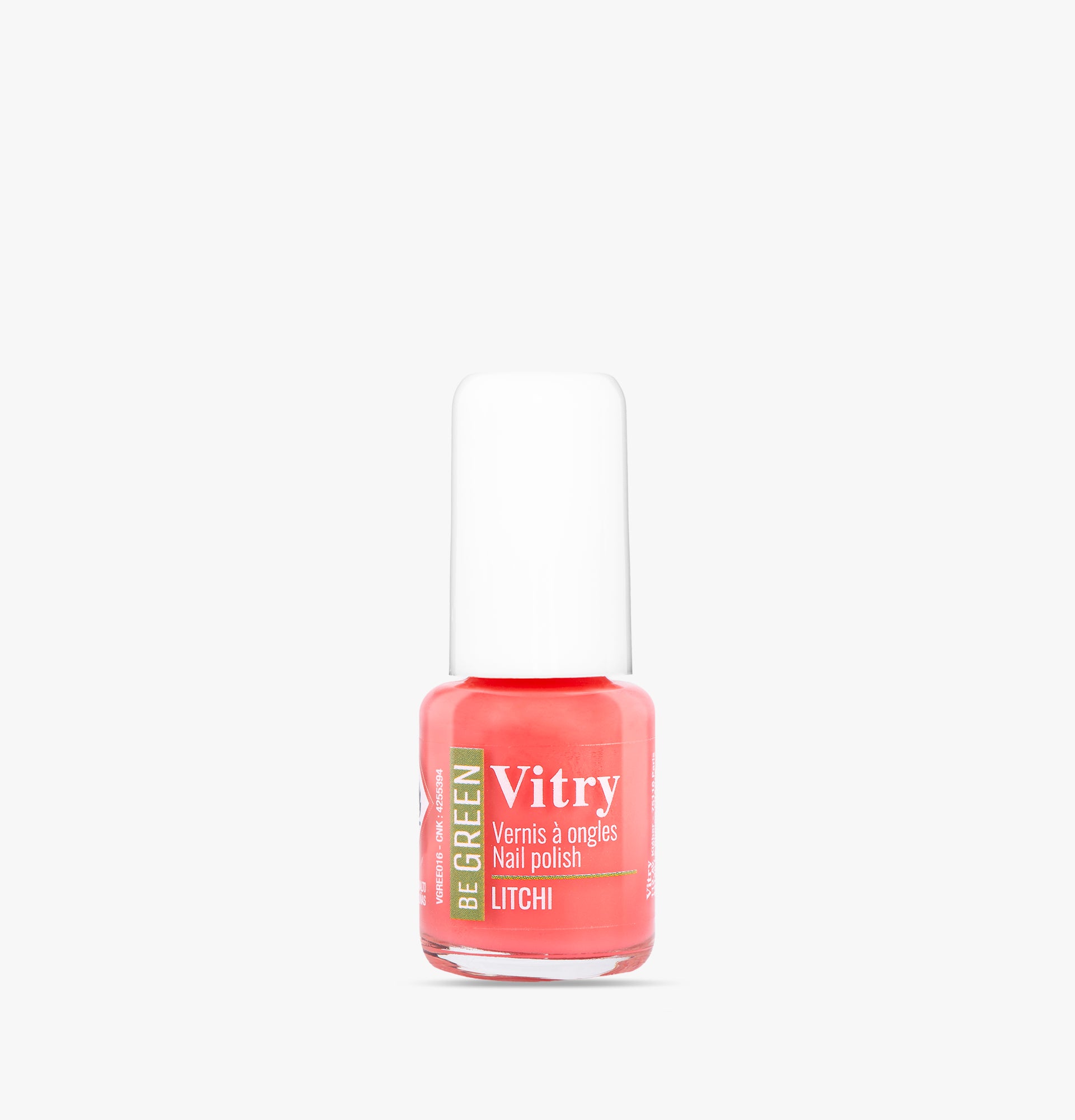 Flacon 6ml Vernis Be Green Litchi. Réf. VGREE016