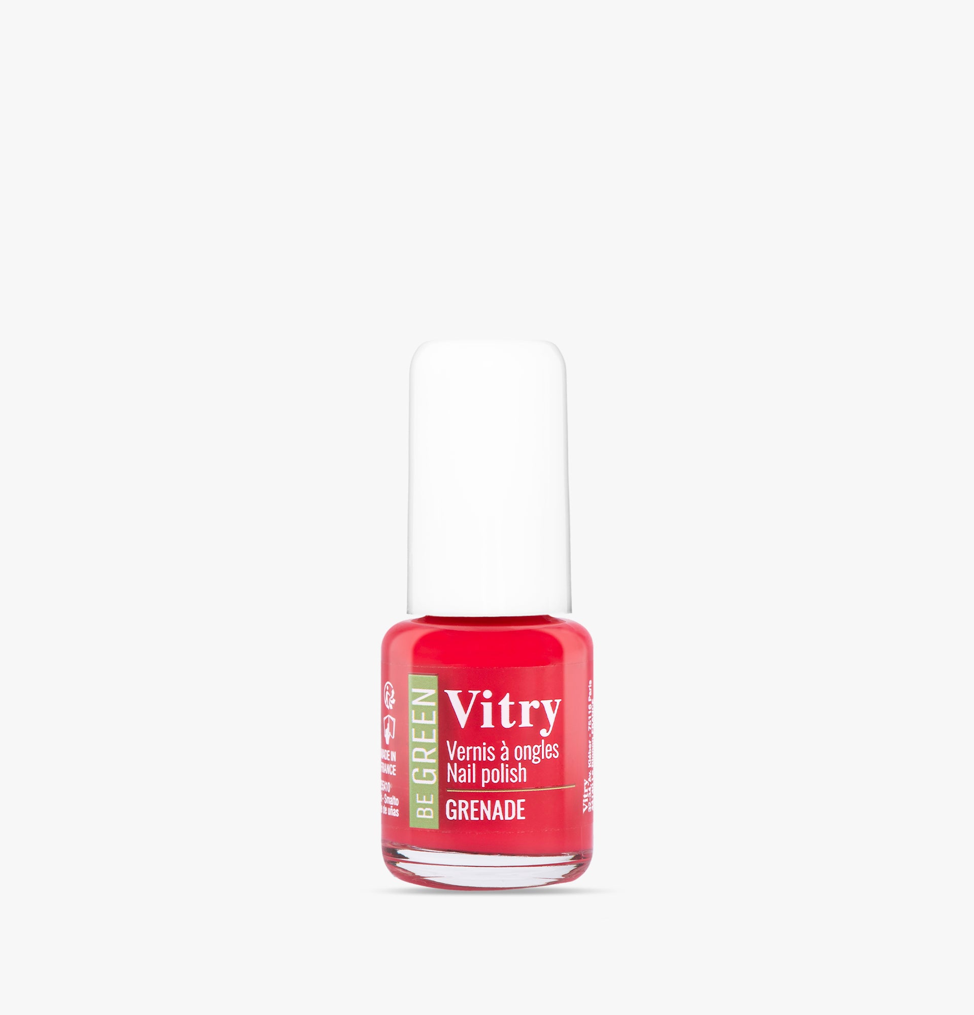 Flacon 6ml Vernis Be Green Grenade. Réf. VGREE018
