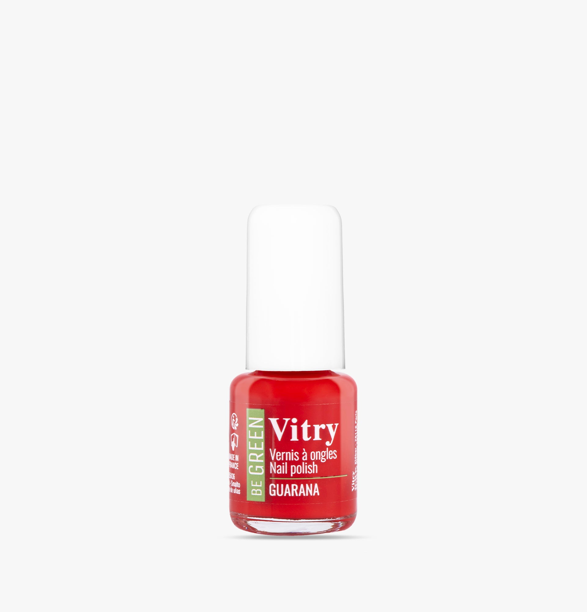 Flacon 6ml Vernis Be Green Guarana. Réf. VGREE020