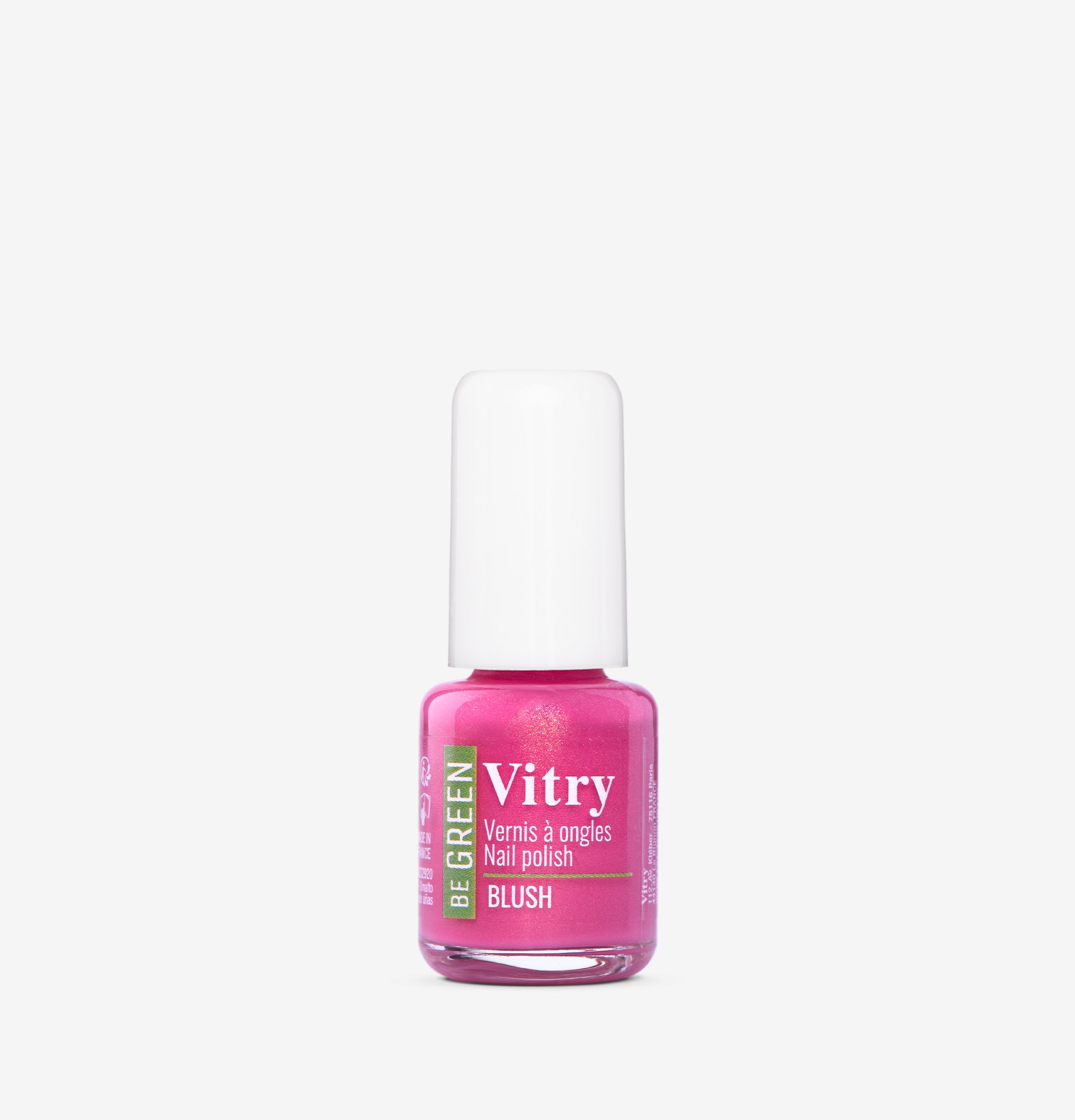 Flacon 6ml Vernis Be Green Blush. Réf. VGREE041