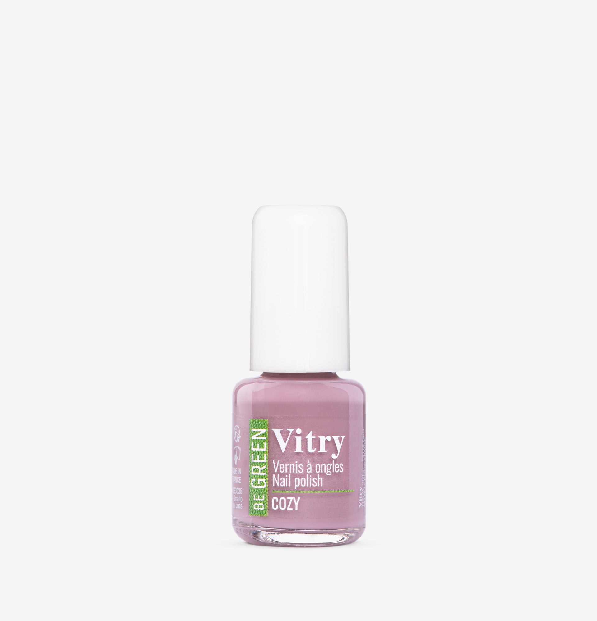 Flacon 6ml Vernis Be Green Cozy. Réf. VGREE052