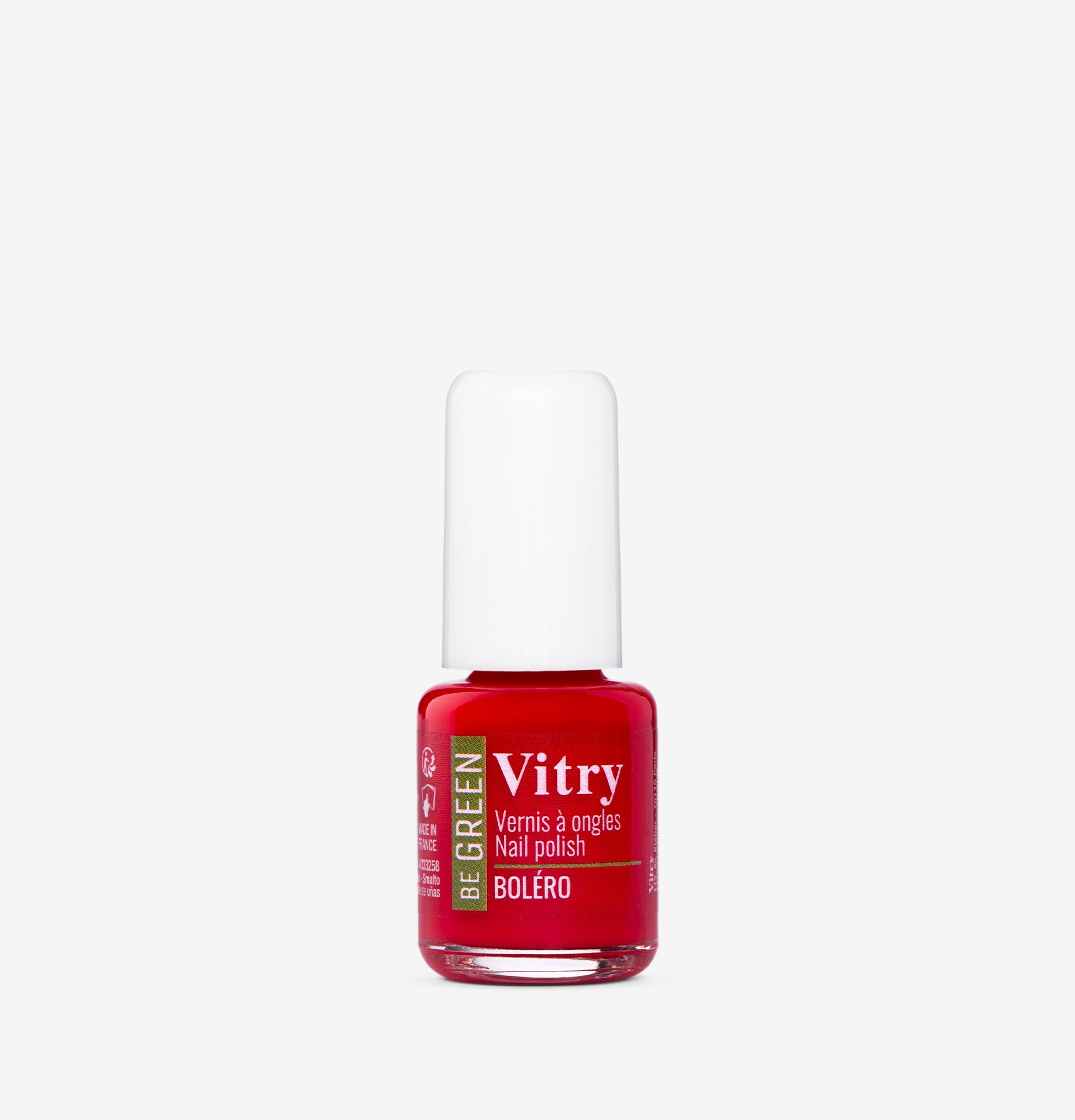 Flacon 6ml Vernis Be Green Boléro. Réf. VGREE074