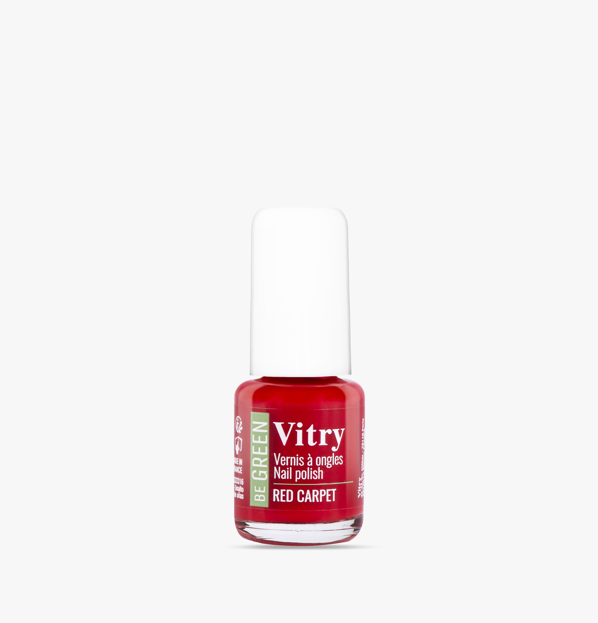 Flacon 6ml Vernis Be Green Red Carpet. Réf. VGREE080