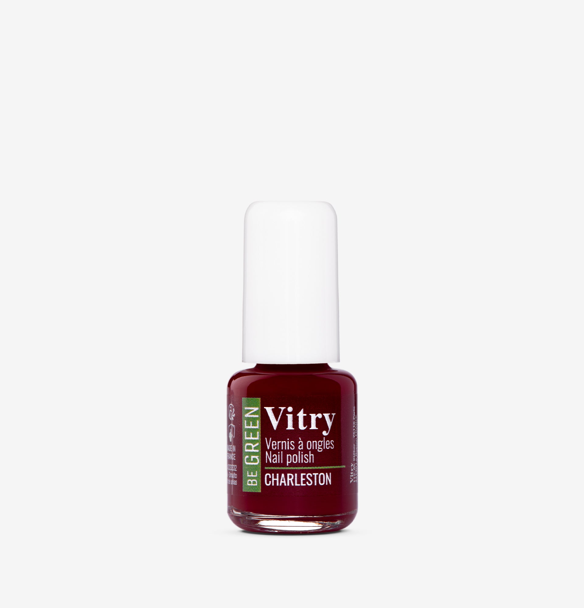 Flacon 6ml Vernis Be Green Charleston. Réf. VGREE082