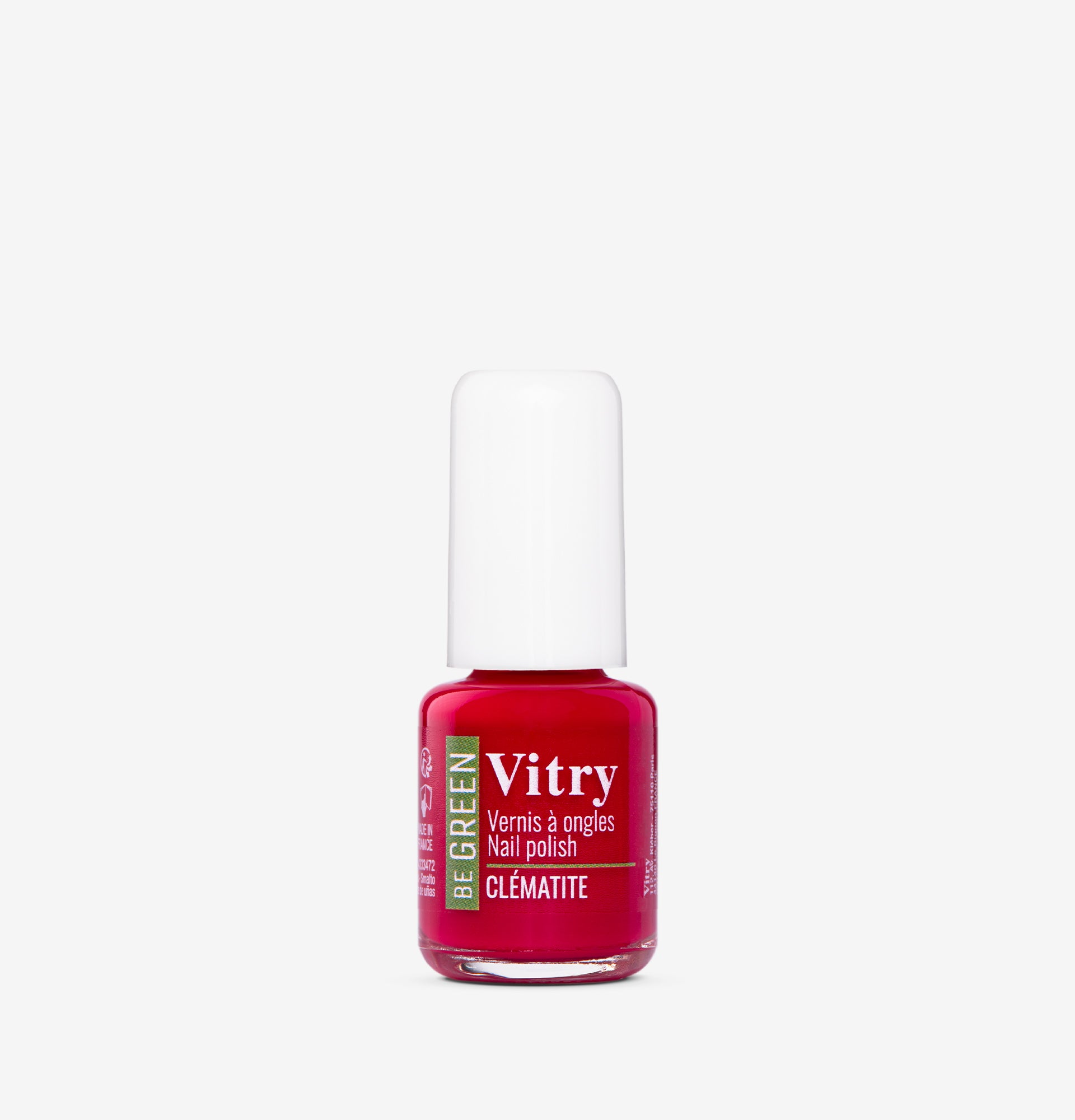 Flacon 6ml Vernis Be Green Clématite. Réf. VGREE096