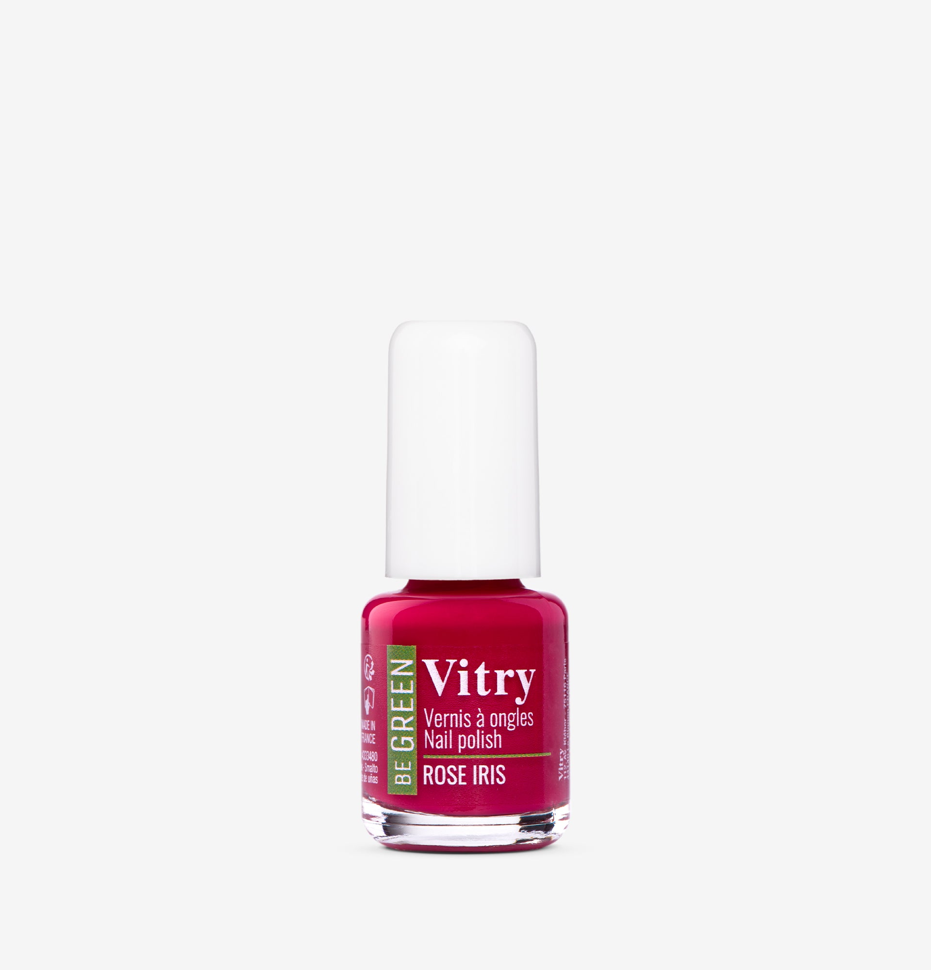 Flacon 6ml Vernis Be Green Rose Iris. Réf. VGREE097