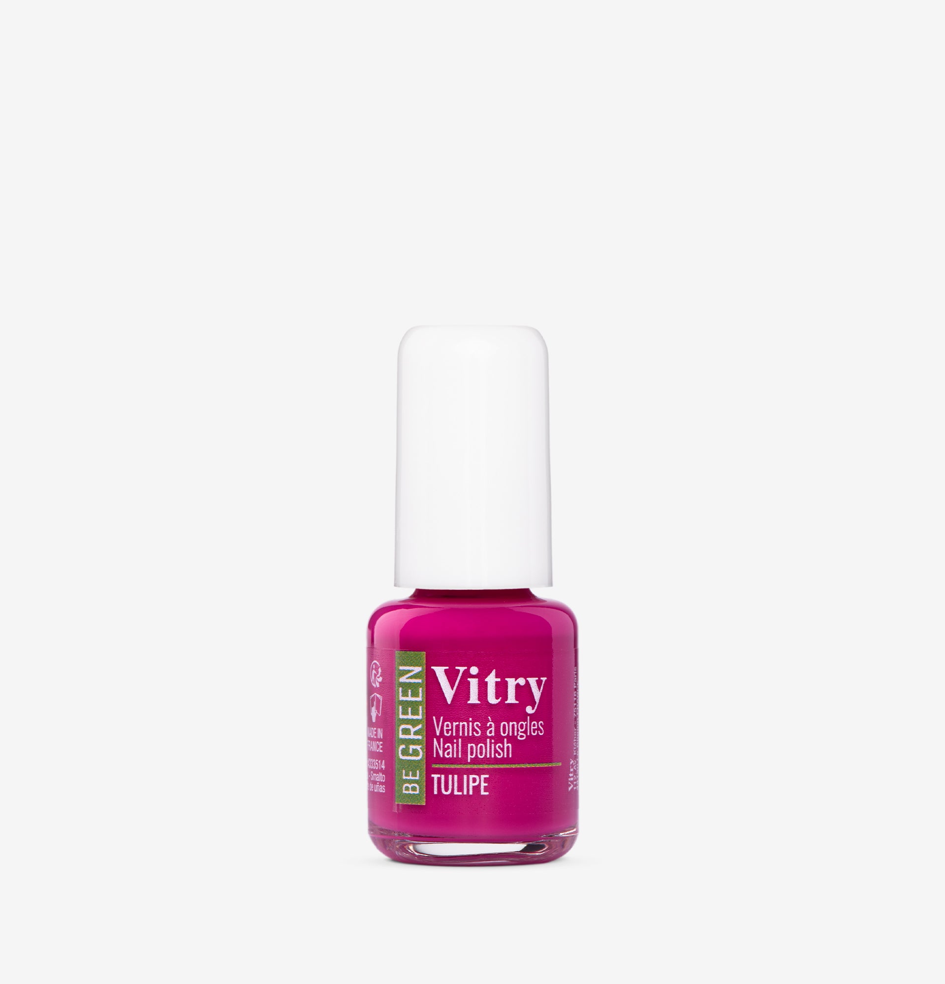 Flacon 6ml Vernis Be Green Tulipe. Réf. VGREE100