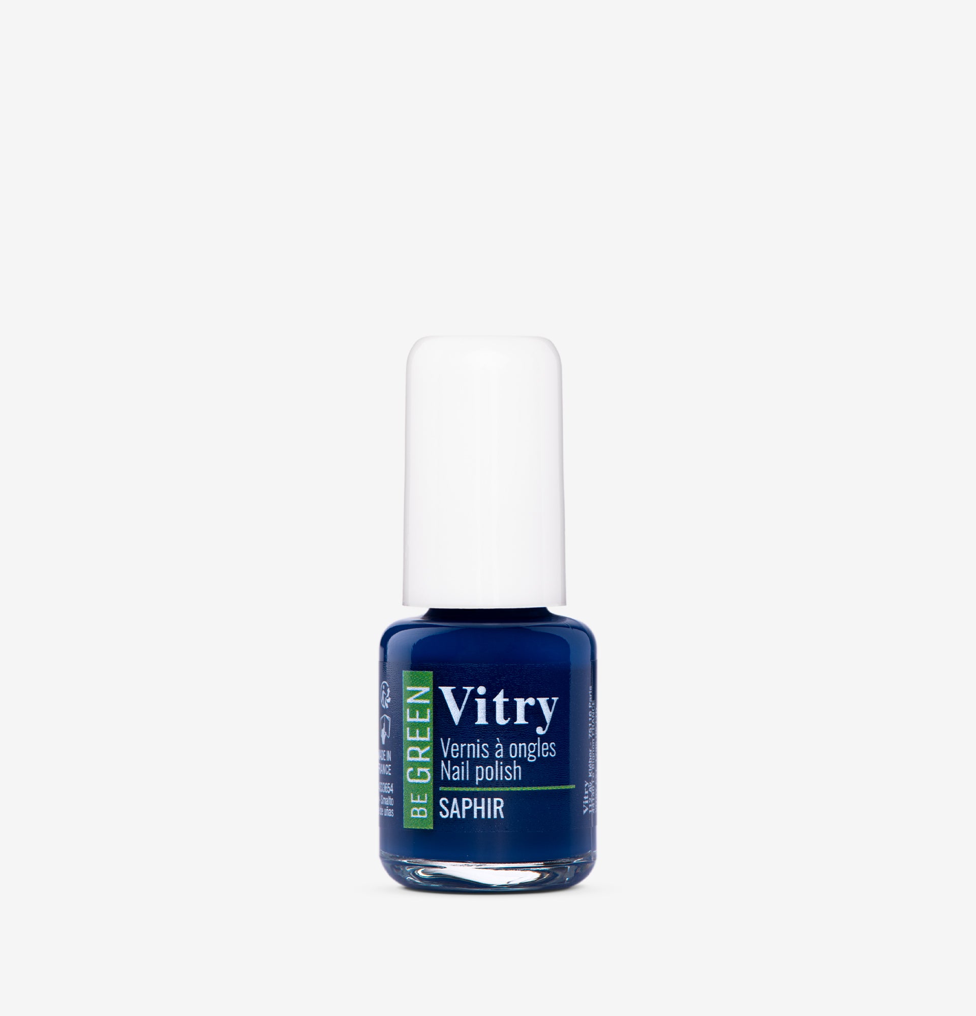 Flacon 6ml Vernis Be Green Saphir. Réf. VGREE114
