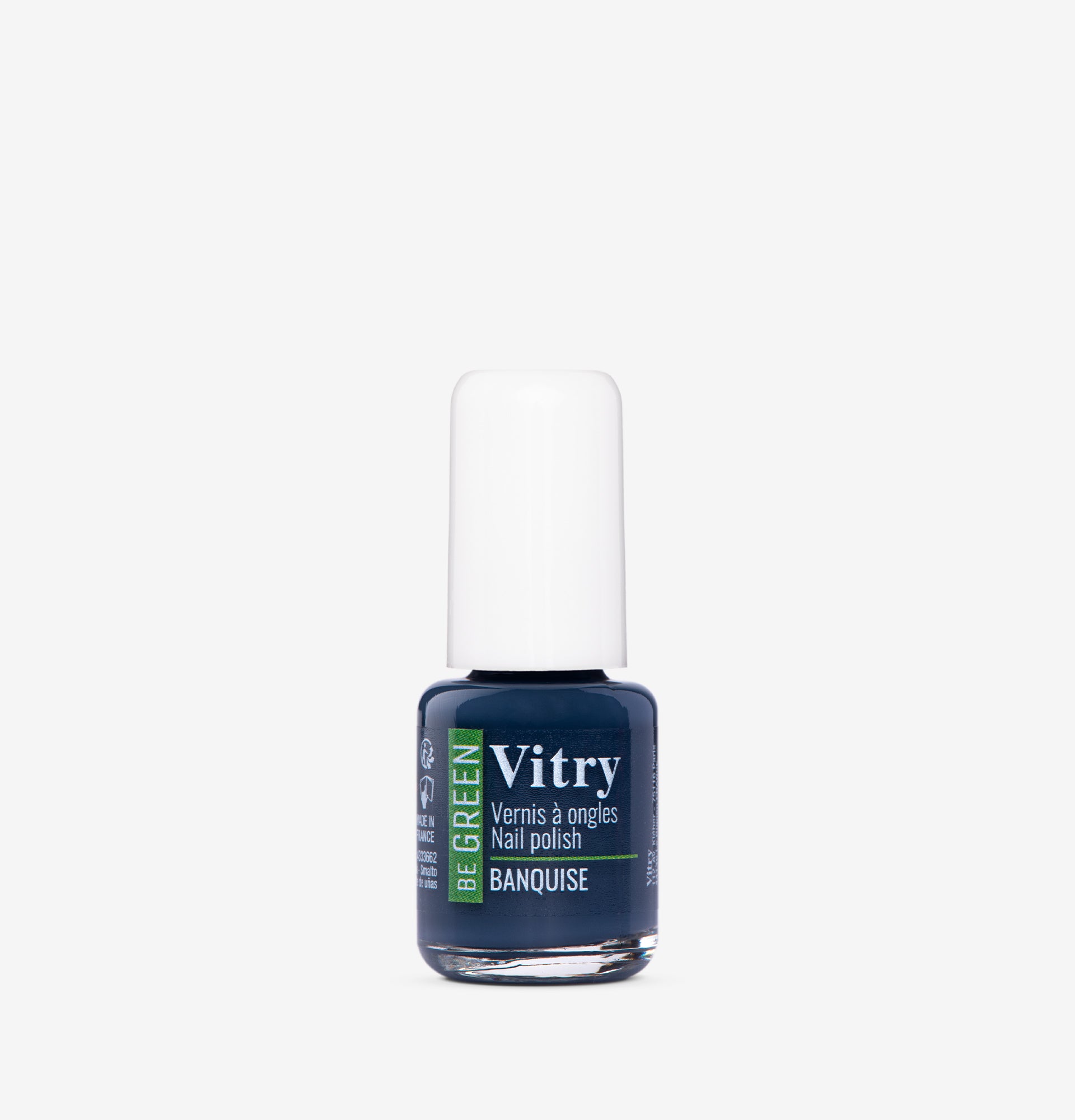 Flacon 6ml Vernis Be Green Banquise. Réf. VGREE115
