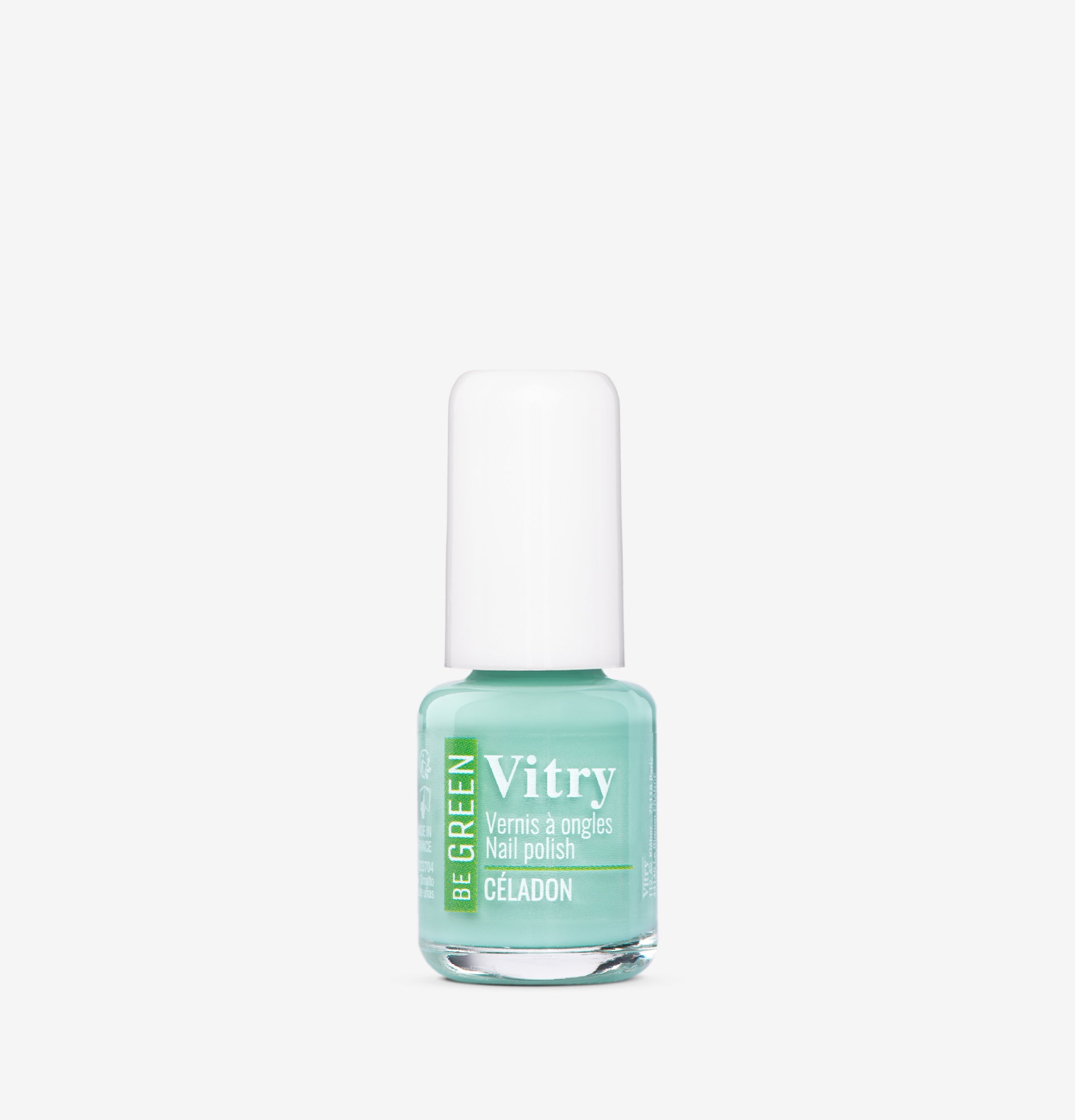Flacon 6ml Vernis Be Green Céladon. Réf. VGREE119