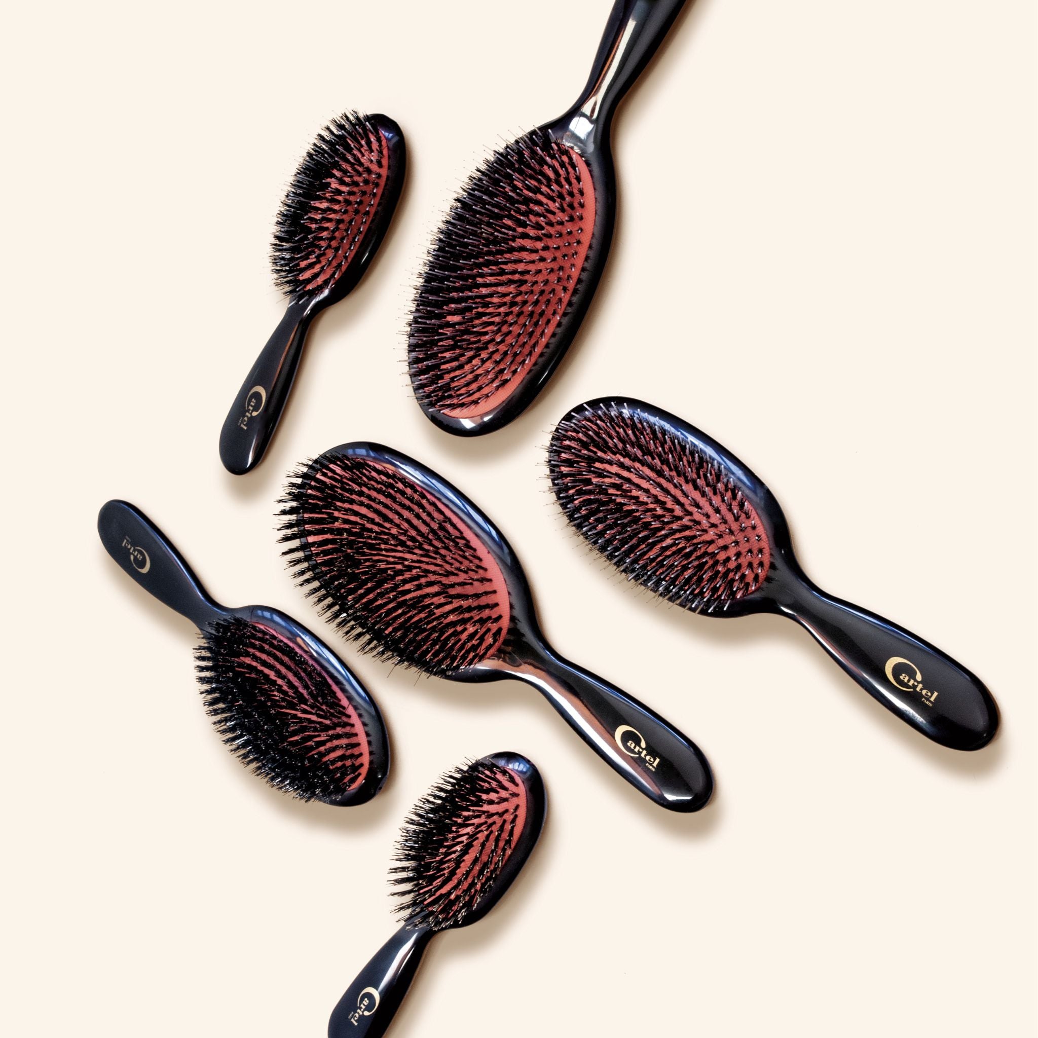 Cepillo neumático con púas de jabalí y nailon - Modelo grande