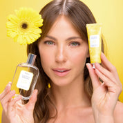 Crème mains Jaune Éclat 30ml, visuel lifestyle – Vitry