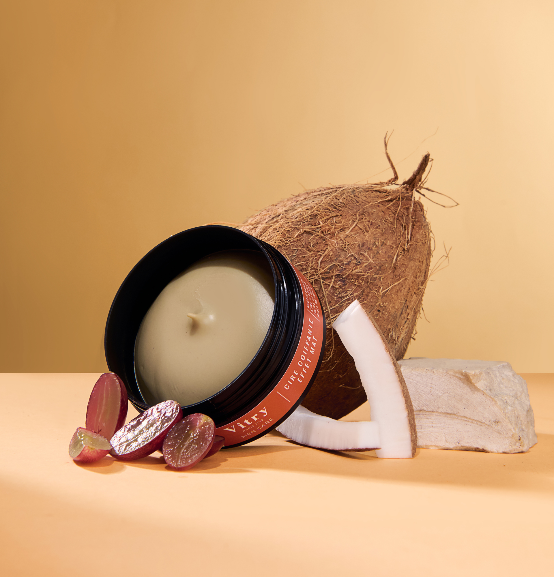 Vitry Men Care, Cire coiffante effet mat pour des cheveux sublime et coiffé. Ref H3003