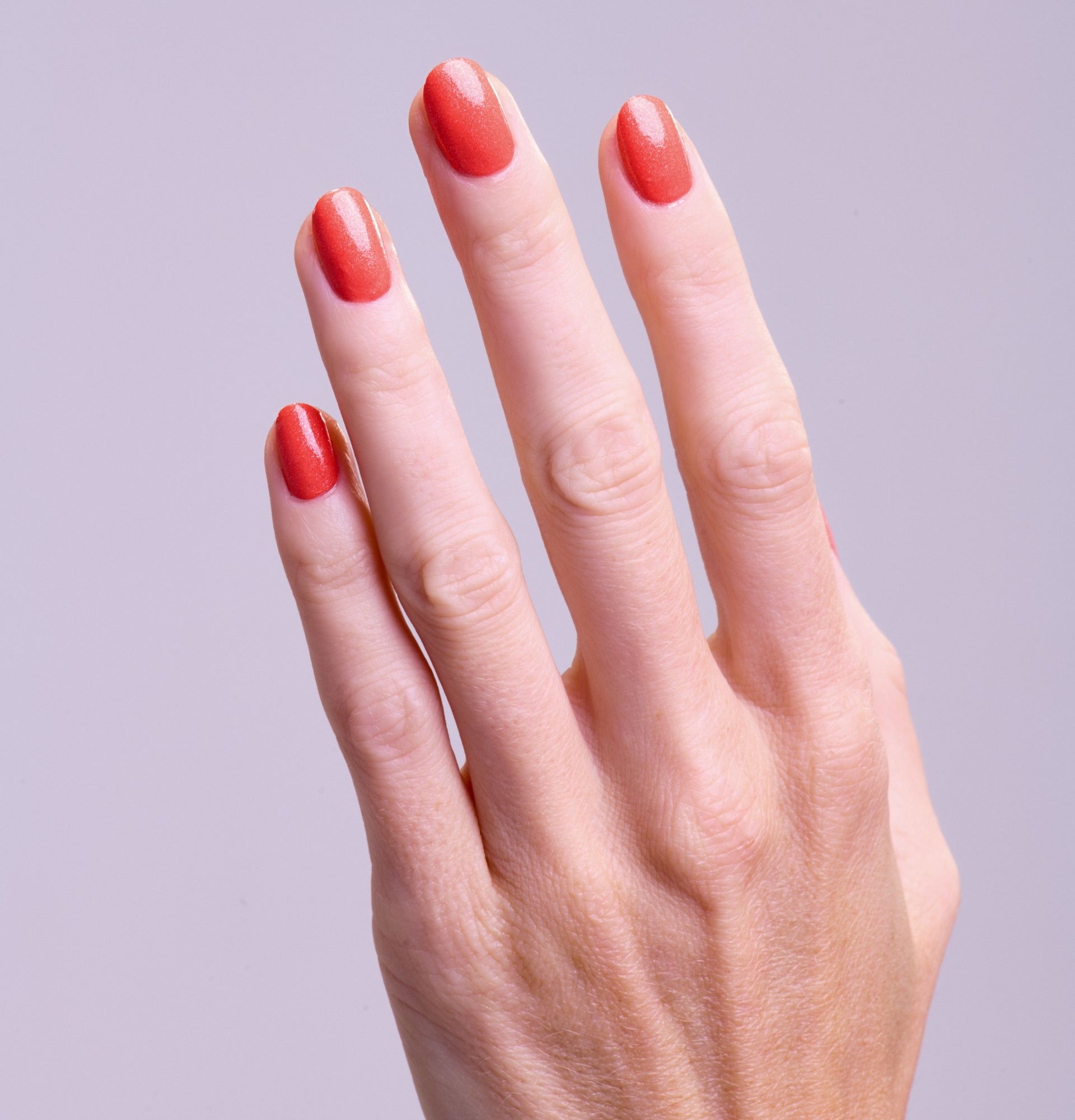 Be Green Colored Nail Polish, shades of orange, blue, and green
