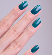 Peacock Blue Nail Polish