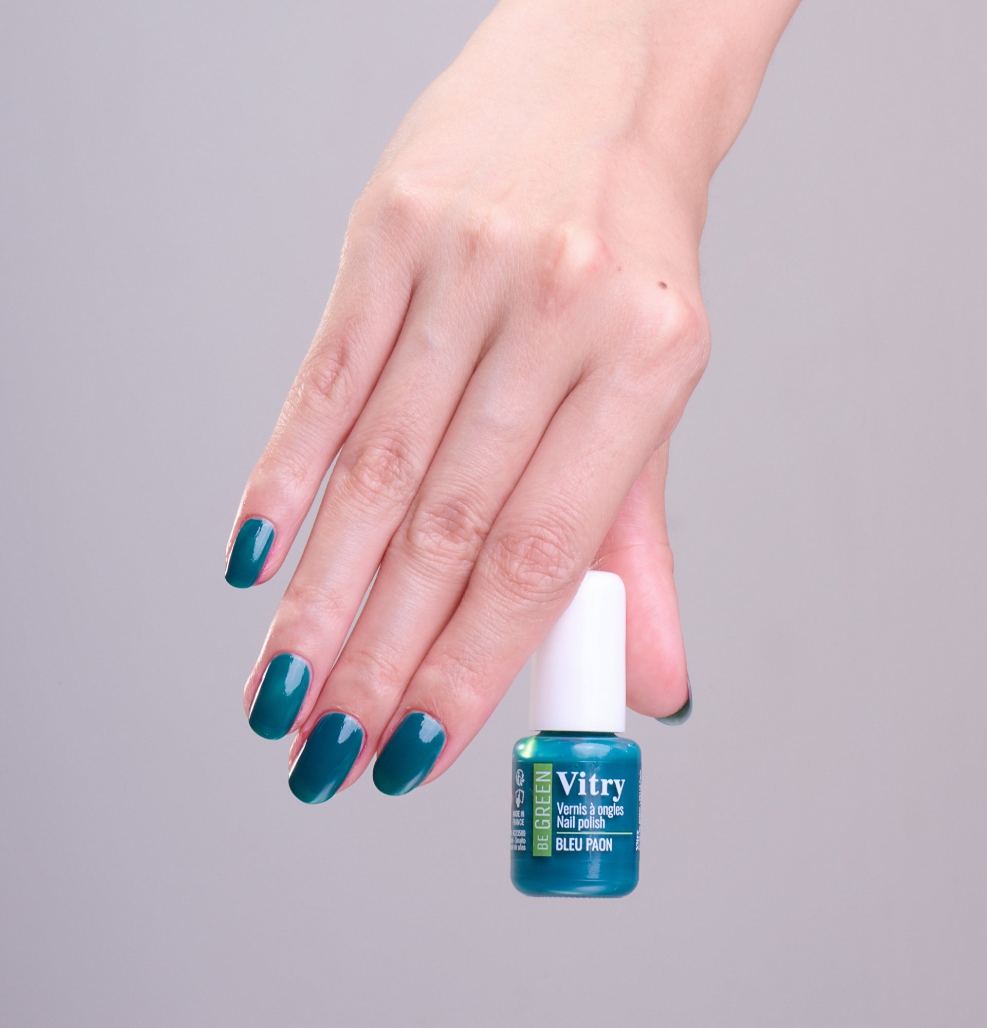 Peacock Blue Nail Polish