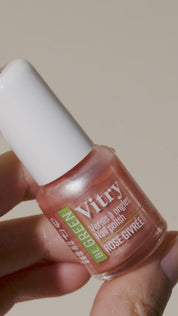 vernis rose givrée