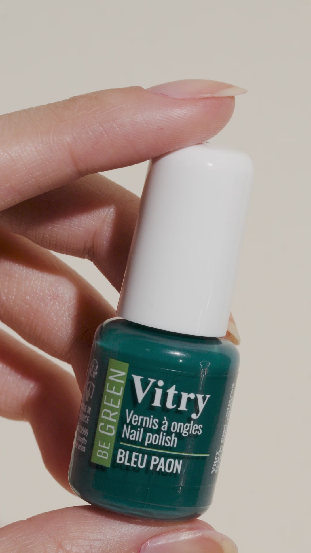 Peacock Blue Nail Polish